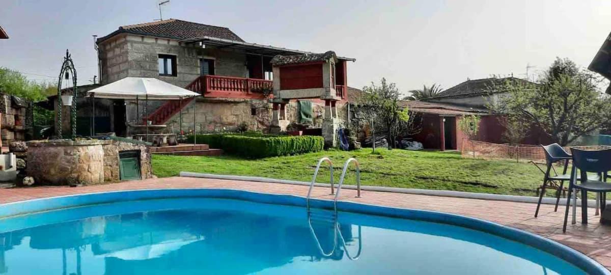 Alojamiento Entero Con Piscina Y Jardin. Ourense Bagian luar foto