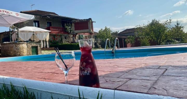 Alojamiento Entero Con Piscina Y Jardin. Ourense Bagian luar foto